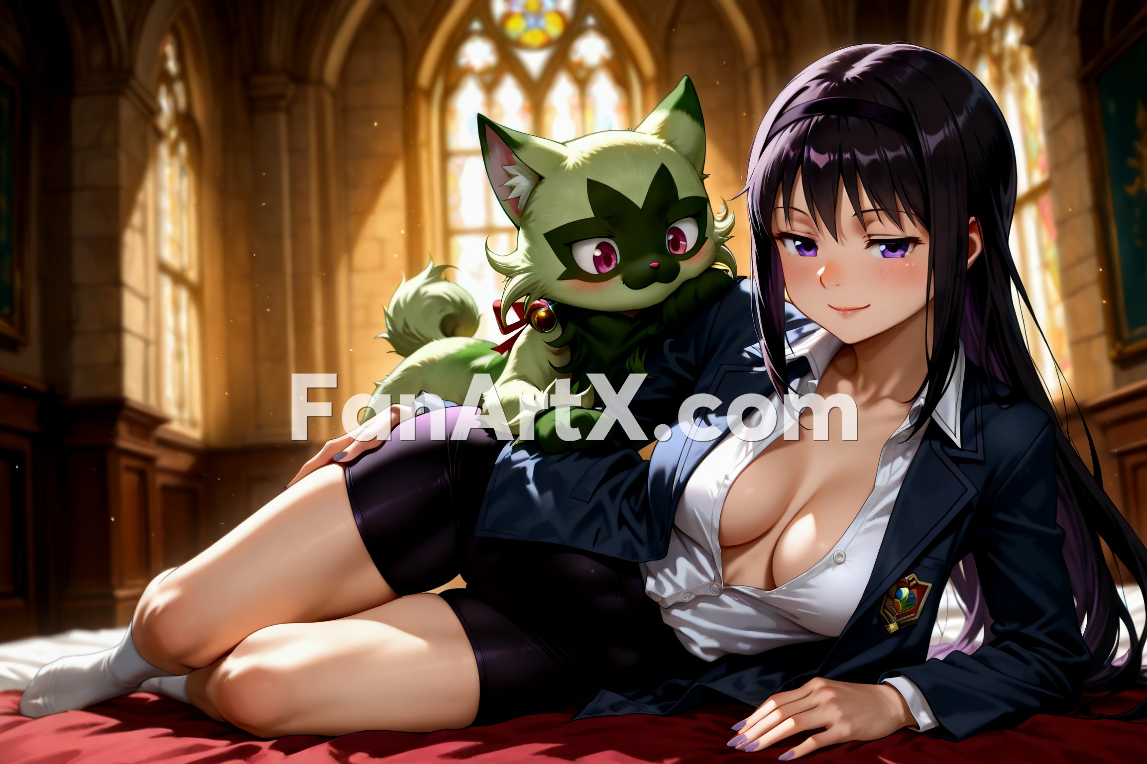 Akemi Homura Puella Magi Madoka Magica Fanart 1346281